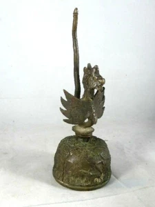 rituelle Bronze-Glocke / Handglocke, Benin, Tribal Art, Handarbeit, um 1800 - Bild 1 von 5