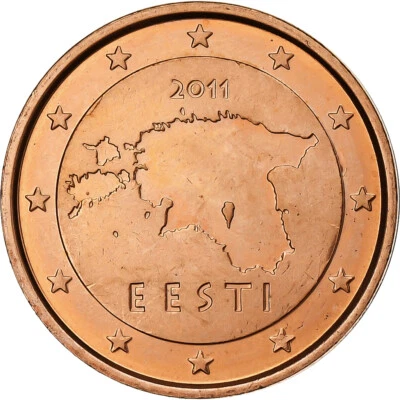 [#1308488] Estonia, 2 Centimes, 2011, Vantaa, Copper Plated Steel, MS - Image 1 of 2