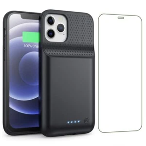 Akku Hülle für iPhone 12/12 Pro 10800 mAh Wiederaufladbar Batterie Ladehülle ... - Bild 1 von 7