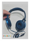 Sony  Wired Stereo Adjustable Headband Over Ear Headphones - Blue