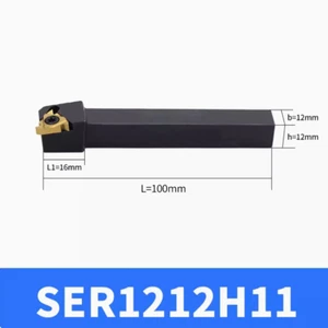 12mm SER1212H11 Lathe Threading Turning Tool Holder for 11ER thread insert - Picture 1 of 6