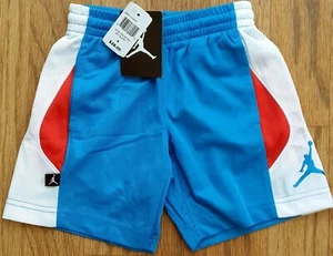 NEW AIR JORDAN Jumpman KIDS SHORTS COLOR Blue/Red/White SIZE 4 MSRP $26.00 - Picture 1 of 3