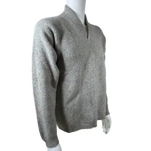 Suéter de Colección Eddie Bauer Para Hombres L Gris Lana Chal Cuello Pullover - Imagen 1 de 13