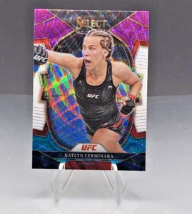 2023 Panini Select UFC Concourse Tri-Color Wave Prizm Katlyn Cerminara #57 - Picture 1 of 3
