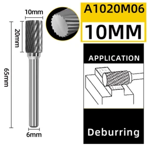 10mm Tungsten Carbide Burs Trimming & Finishing Polishing Bur Drills Shank:1/4" - Picture 1 of 6