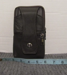 Cell Phone Waist Belt Holster Loop Pack Bag PU Leather Pouch Wallet Case​ Cover - Picture 1 of 5