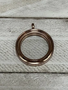 Origami Owl Large Rosegold Heirloom Living Locket NEW - Picture 1 of 4