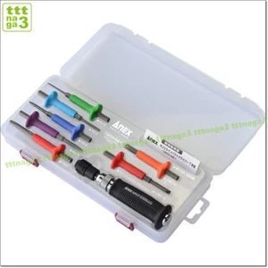 Anex Impact Driver Mini Type Screwing Bit 7-Piece Set Made in Japan Tool #8378 - Picture 1 of 6