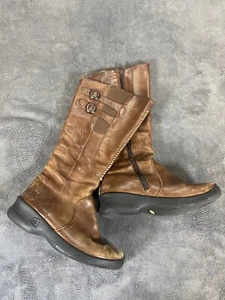 Stivali da equitazione Keen 1005482 Bern bambino donna pelle marrone impermeabili taglia US 6 - Foto 1 di 7