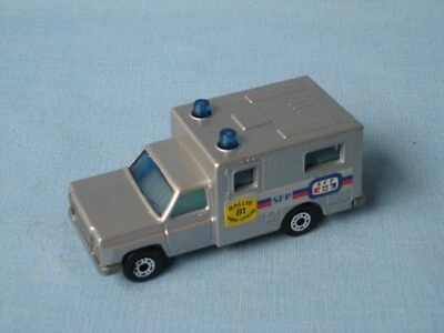 Lesney Matchbox Superfast Ambulance Dakar Rallye in German Box RARE Silver Doors - Image 1 of 4