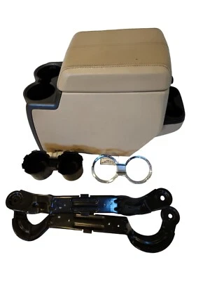 2008 2010 Ford F250 F350 CAMEL TAN LARIAT напольная консоль Superduty 2009 экипаж кабина - Изображение 1 из 4