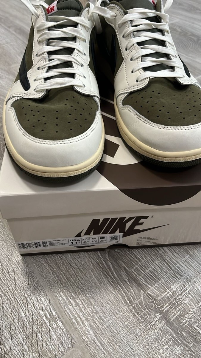 Travis Scott x Air Jordan 1 OG SP Low Black Olive for sale Travis Scott x Air Jordan 1 OG SP Low Black Olive for sale