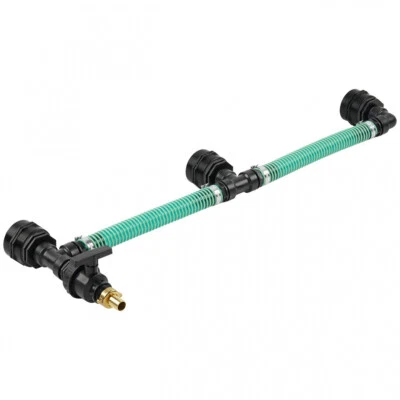 REKUBIK IBC Adapter BSP 2" - 3 IBC nebeneinander Tankverbindung Schlauch