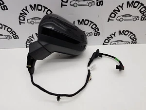 2022 AUDI Q3 F3 S-LINE BLACK EDITION FRONT LEFT PASSENGER WING MIRROR BLACK LY9T - Picture 1 of 9