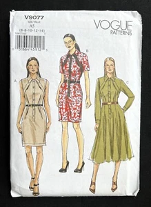 Vogue 9077 Misses Dresses with 3 Easy Style Options 2015 Pattern size 6-14 Uncut - Bild 1 von 2