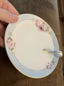 Small Noritake Hand-painted Dish w/ Handle - Picture 1 of 4