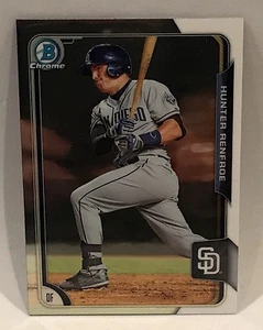 2015 Bowman Chrome Baseball Prospect Hunter Renfroe Rookie Karte #BCP122 NEUWERTIG - Bild 1 von 2