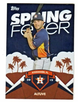 2015 Topps SPRING FEVER #SF-31 JOSE ALTUVE Houston Astros - Image 1 of 2