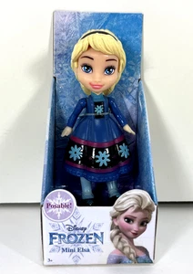 Disney Frozen YOUNG ELSA Mini MUÑECA Niño Posable Figura Juguete Olaf Anna Sven - Imagen 1 de 6