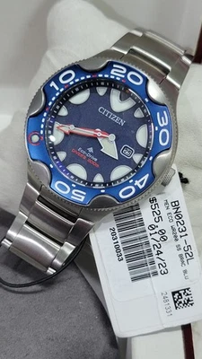 Citizen Promaster Dive Eco-Drive Men's Silver Calendar Watch 46MM BN0231-52L - Image 1 of 4