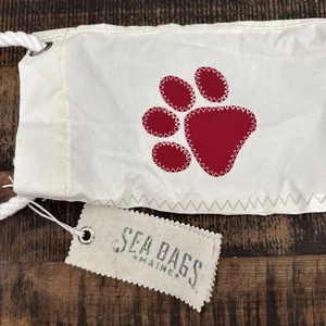 Sea bag Maine Wine Bottle Dog Paw - Picture 1 of 6