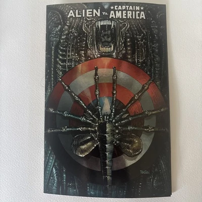 Alien Vs. Captain America #1 (Marvel Comics) Panosian Foil Variant Preordr 11/5