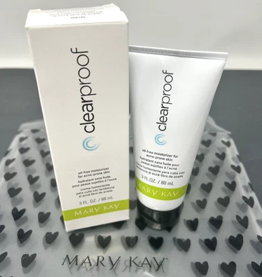 MARY KAY CLEAR PROOF~OIL-FREE MOISTURIZER~FOR ACNE-PRONE SKIN~FULL SIZE~NIB - Image 1 of 4