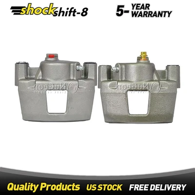 Par de pinças de freio dianteiras esquerda direita compatível com Chevrolet Cavalier 2.2L 2.3L 2.4L - Imagem 1 de 2