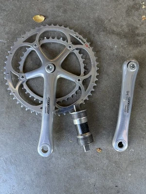 Vintage Campagnolo Record Crankset Double 53/39t, 172.5mm, 10 Speed Spd - Image 1 of 3