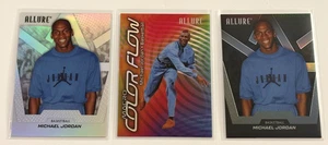Lote de tarjetas Michael Jordan 2025 UD Allure SE negro arco iris y flujo de color macro (3) - Imagen 1 de 1