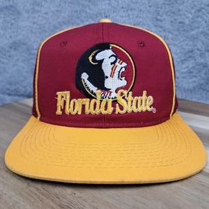 DE COLECCIÓN Florida State Seminoles Sombrero Gorra Snap Back Rojo Amarillo El Juego NCAA Para Hombres - Imagen 1 de 8