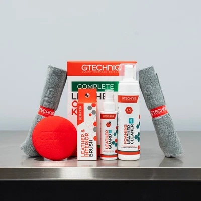 Kit completo de carro de couro Gtechniq | Limpador e protetor - Imagem 1 de 4