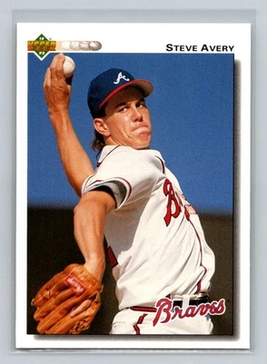 1992 Upper Deck #475 Steve Avery Atlanta Braves Baseball Card - Image 1 of 2