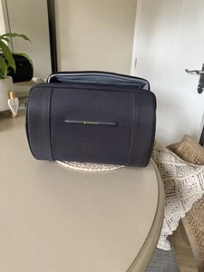 Samsonite Carry On Toiletry Bag Weekend Bag Lockable Navy Case - Picture 1 of 4