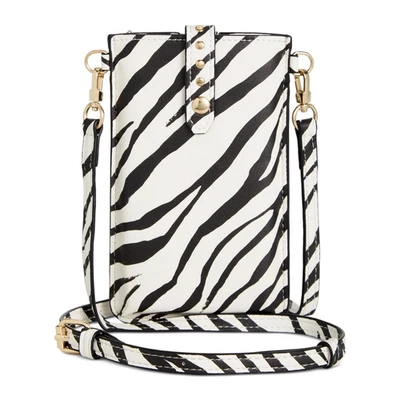 I.N.C. Bolso Bandolera Muñequera Teléfono International Concepts Ashlii Ellie Zebra Foto 1 de 4
