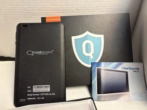 Tablet ClearSounds 8” Cuatro Núcleos WiFi Android 32 GB Negra Carbono CSTTAP8 - Imagen 1 de 15