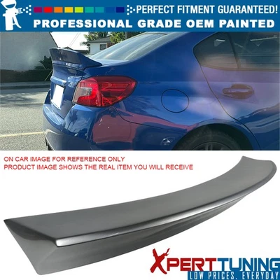 Se adapta a 15-21 Subaru WRX STI y 12-16 Impreza Pintado G1U D Estilo Alerón de maletero Foto 1 de 4