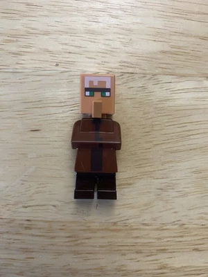 Минифигурка сельского жителя LEGO Minecraft красновато-коричневая 21138 21128 - Изображение 1 из 2