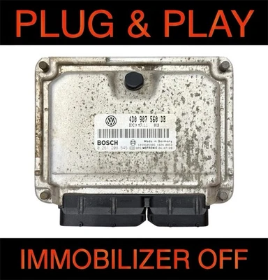 Volkswagen Touareg 2005 motor 4,2 L computador ECM ECU 4D0 907 560 DB programado Foto 1 de 4