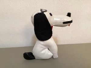 Vtg Peanuts SNOOPY FLYING ACE RED BARON Vinyl Stuffed Animal Toy Doll - Picture 1 of 19