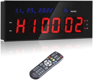 Seesii 2inch Gym Timer ,Stopwatch ,with Remote 12/24H Indicate for Home Fitness - Picture 1 of 11