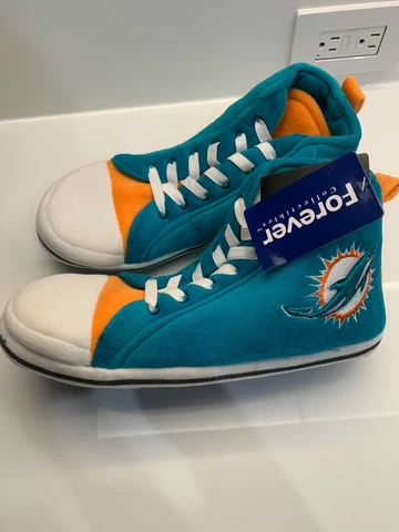 FOCO Miami Dolphins Sneaker Slipper- Very Comfortable Cover