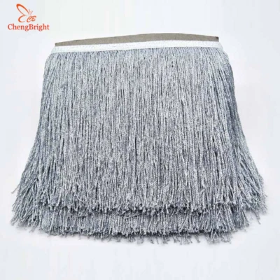 Encaje Flecos Borla Flecos Recorte Vestido Latino Escenario Ropa Accesorios Foto 1 de 4