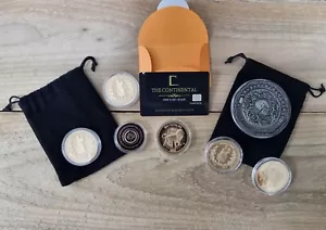 John Wick Blood Oath Marker + Adjudicator Coin Hotel Continental Coins REPLICA - Picture 1 of 13