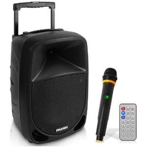 Pyle Karaoke Machine 1000W Portable Bluetooth Speaker UHF Wireless Microphone, - Picture 1 of 3