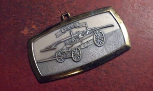 Vintage Metal Fob showing a 1925 Agricultural Farming or Firefighting Machinery - Picture 1 of 4