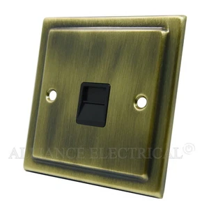 Enchufe de teléfono maestro/esclavo de latón antiguo victoriano - Enchufe de teléfono BT - Imagen 1 de 3