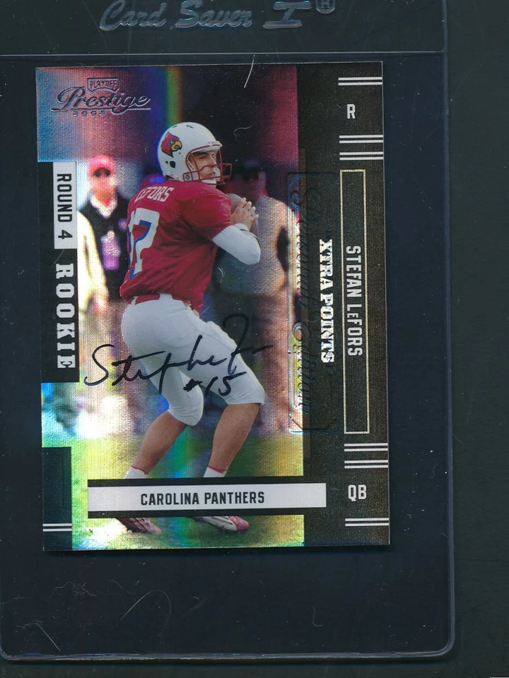 2005 Prestige #168 Stefan LeFors Jaguars Signed Auto *D2619 - Image 1 of 1