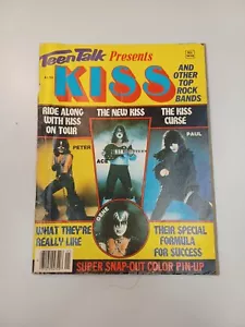 Vintage 1979 Dell Teen Talk Presents Kiss Magazine FN complete - Imagen 1 de 12