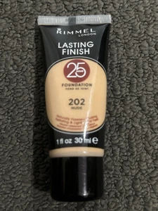 Rimmel London Lasting Finish 25 Hour Foundation , 202 Nude - Picture 1 of 2